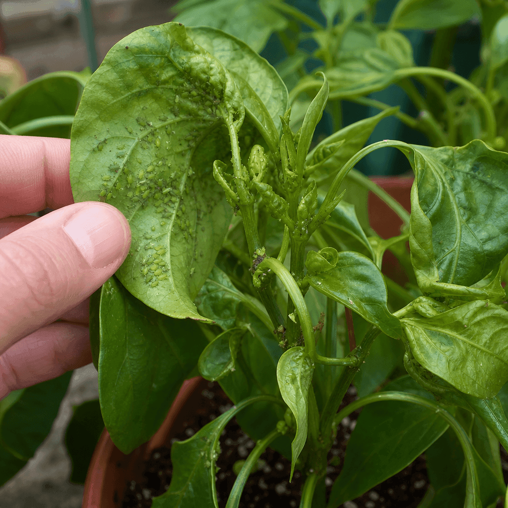 Aphids on pepper plants — what to do now