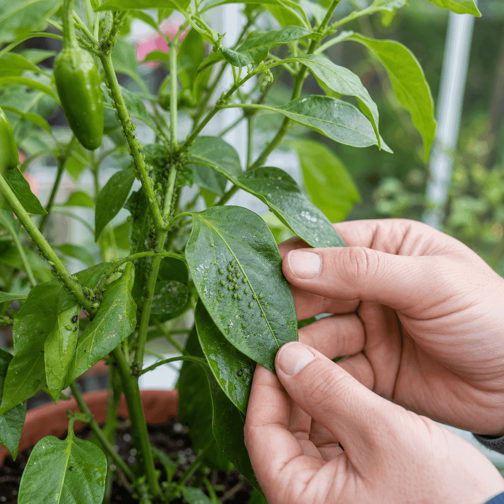 Aphids on pepper plants — quick diagnosis chart