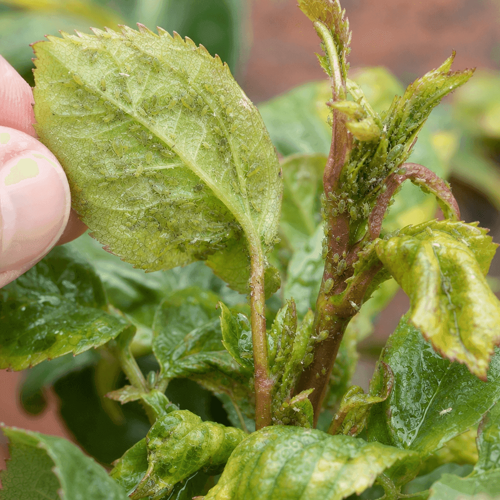 Aphids on plants — most likely causes