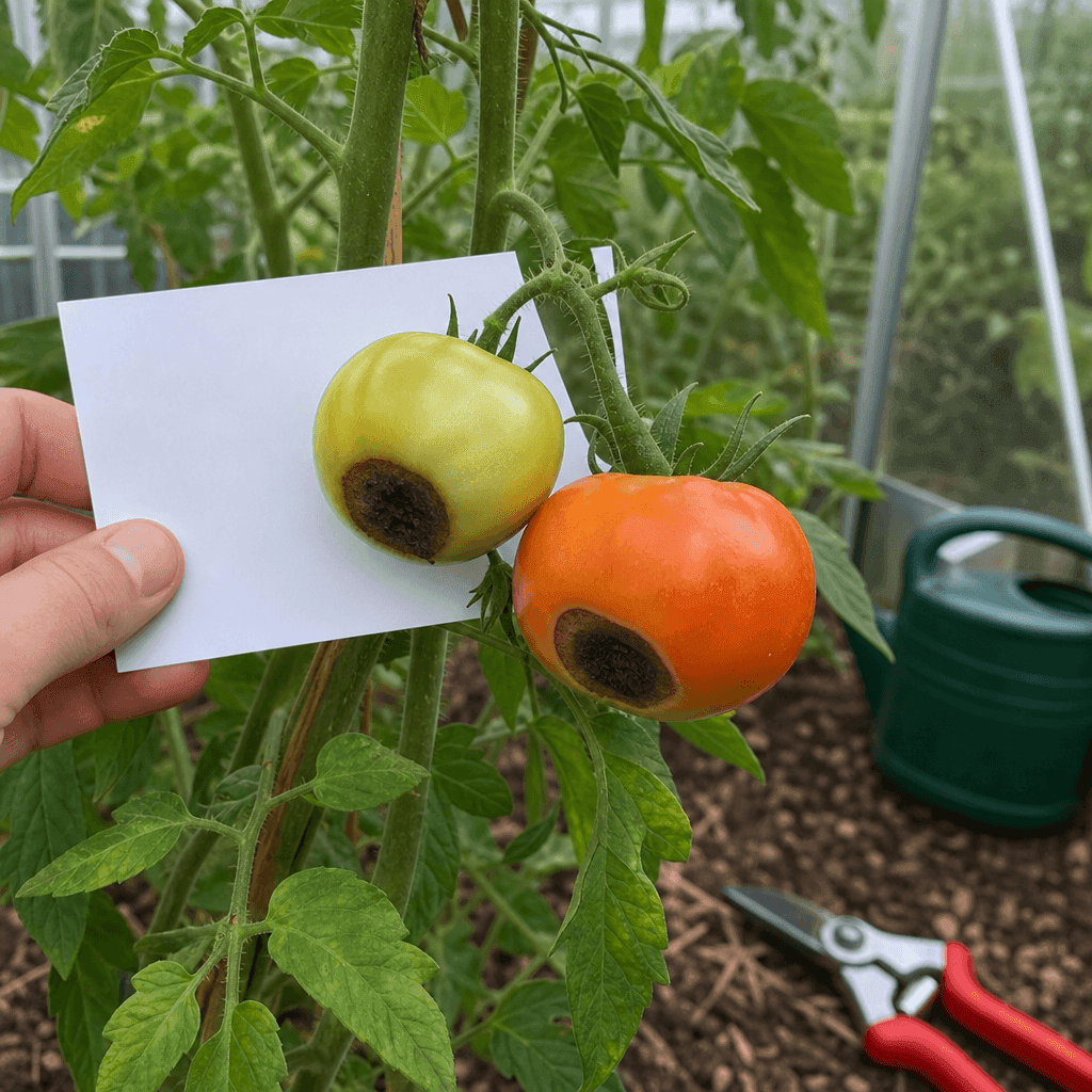 Blossom end rot on tomato plants — decision path