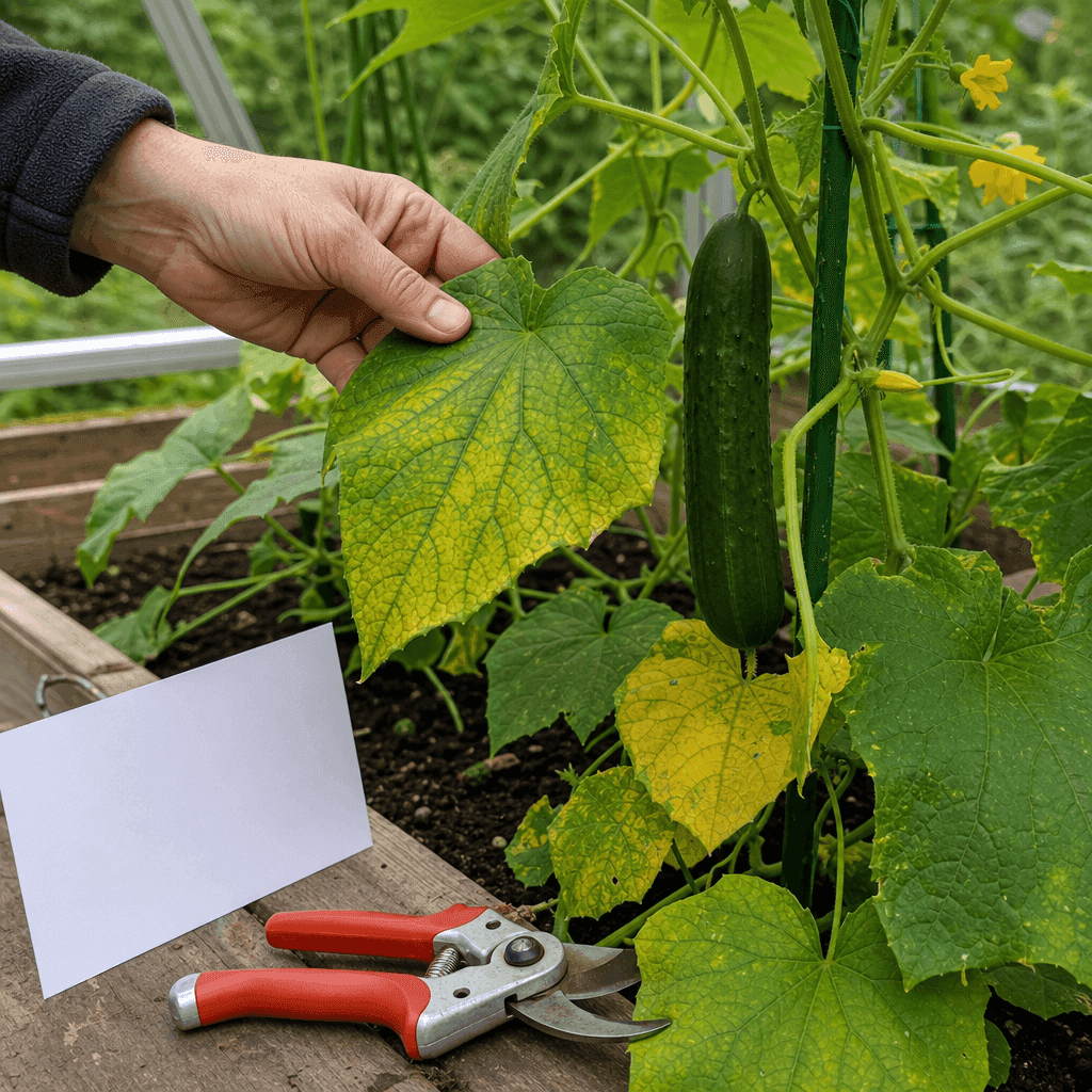 Cucumber yellow leaves — decision path