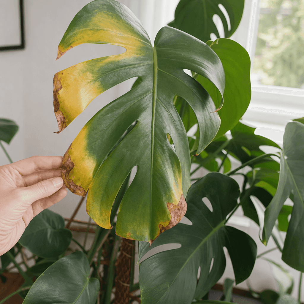 Should You Cut Off Yellow Monstera Leaves? — what not to do