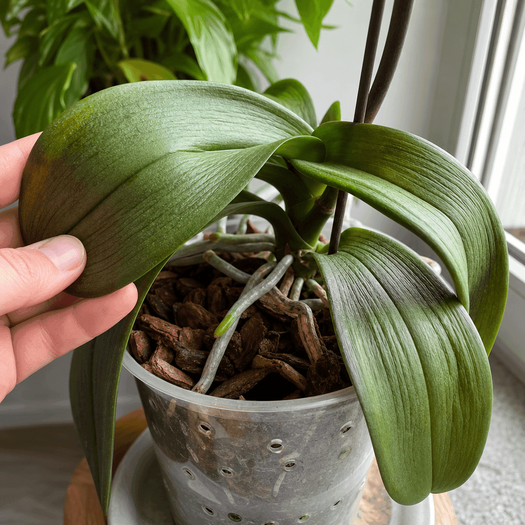 Orchid leaves drooping — what to do now