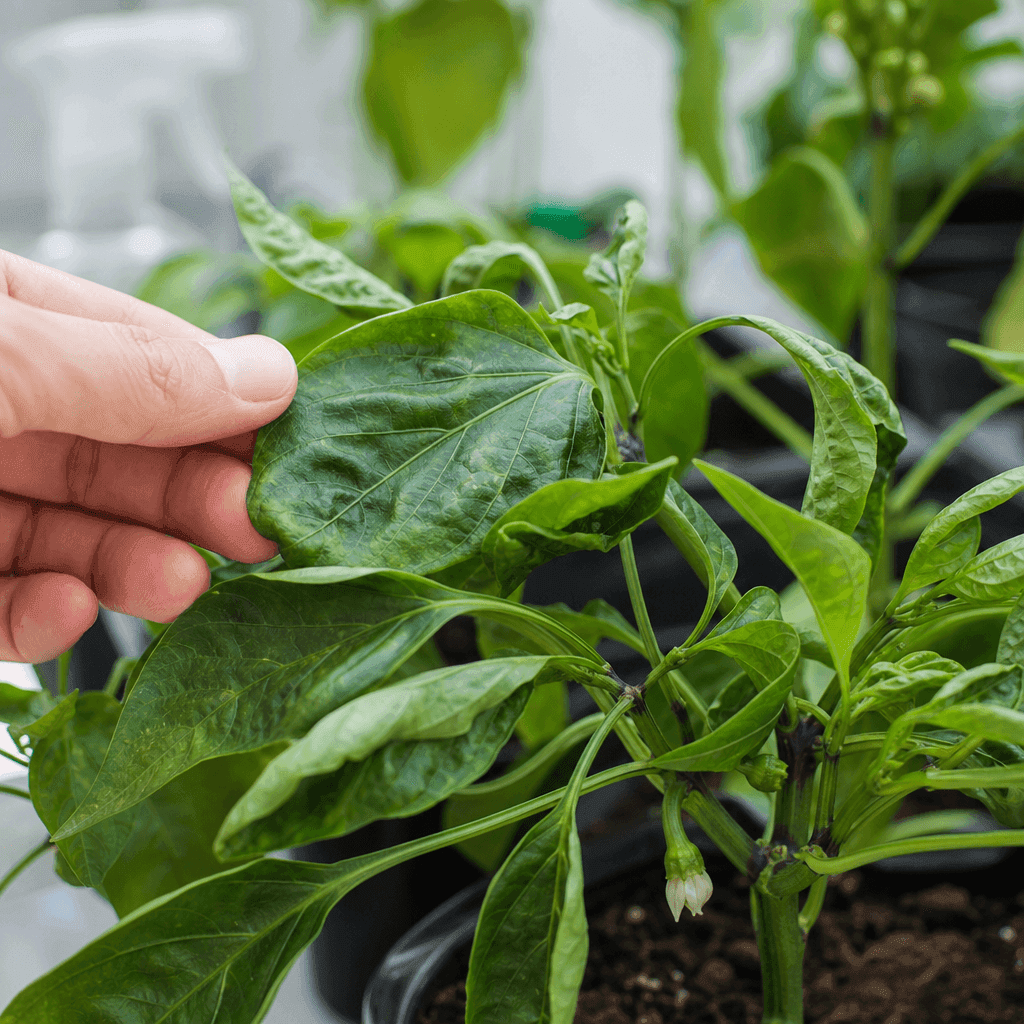 Pepper plant leaves curling — what to do now