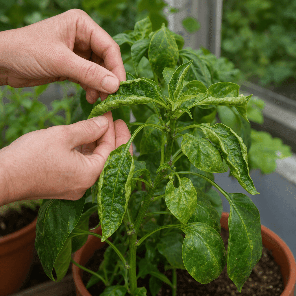 Pepper plant leaves curling — quick diagnosis chart