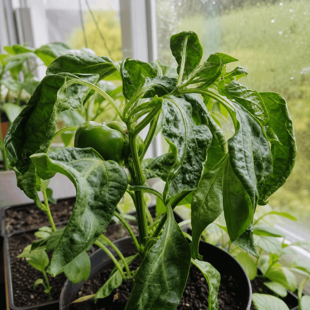Pepper plant leaves curling — UK timing notes