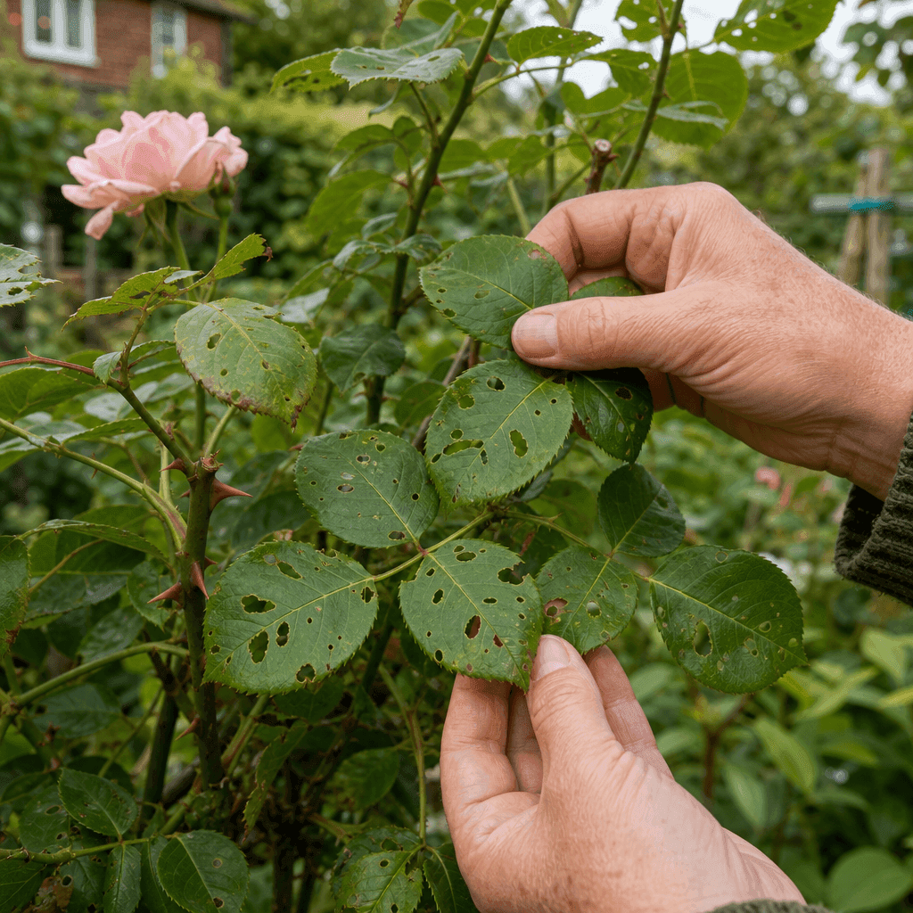 Rose holes in leaves — quick diagnosis chart