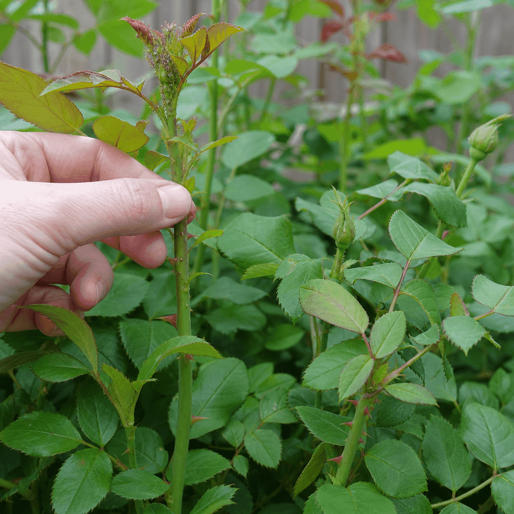 Rose plant not flowering — most likely causes