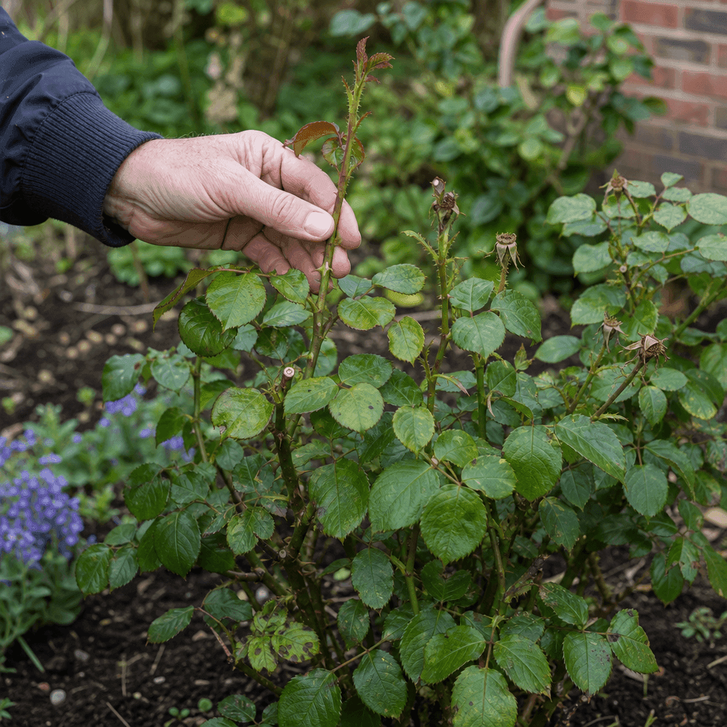 Rose plant not flowering — overview