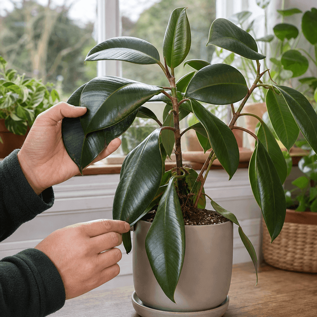 Rubber plant leaves drooping — overview