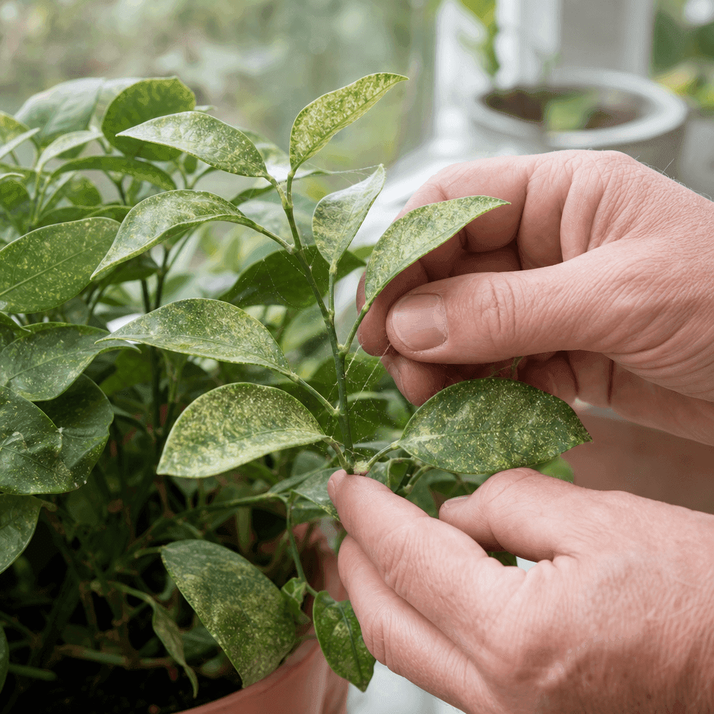 Spider mites on plants — quick diagnosis chart
