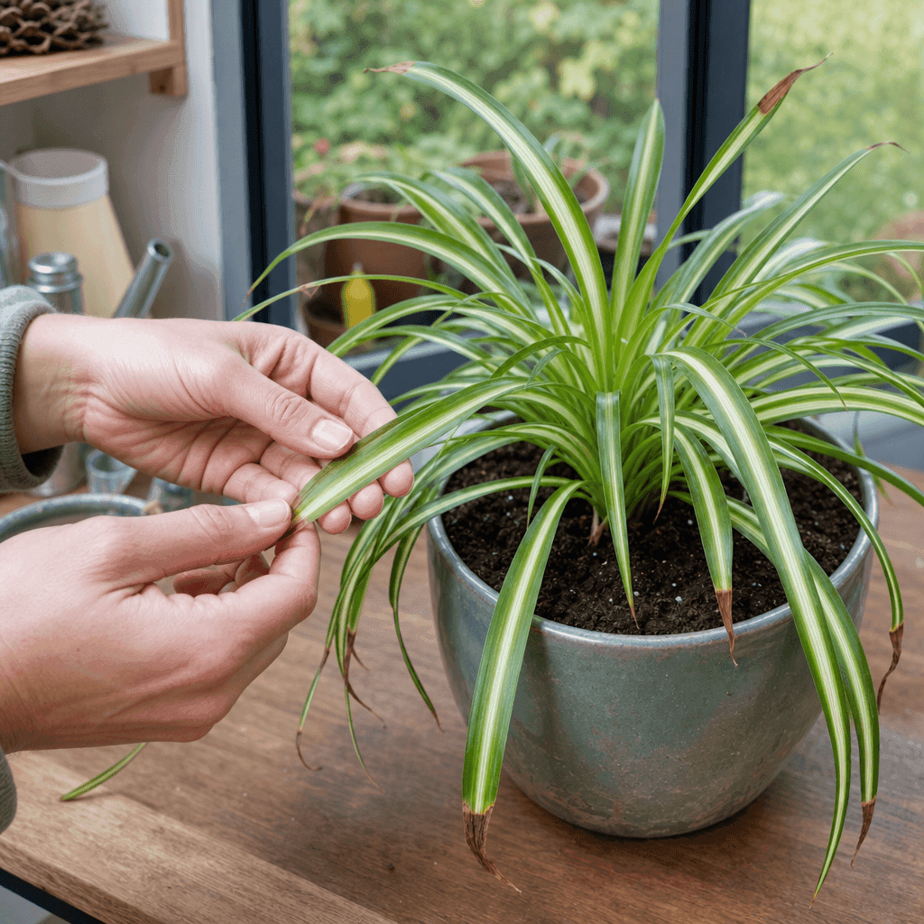 Spider plant brown tips — quick diagnosis chart