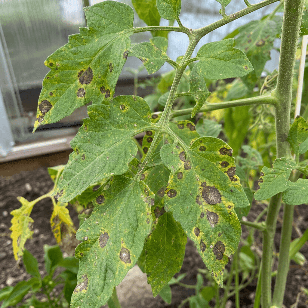 Tomato black spots: Early blight
