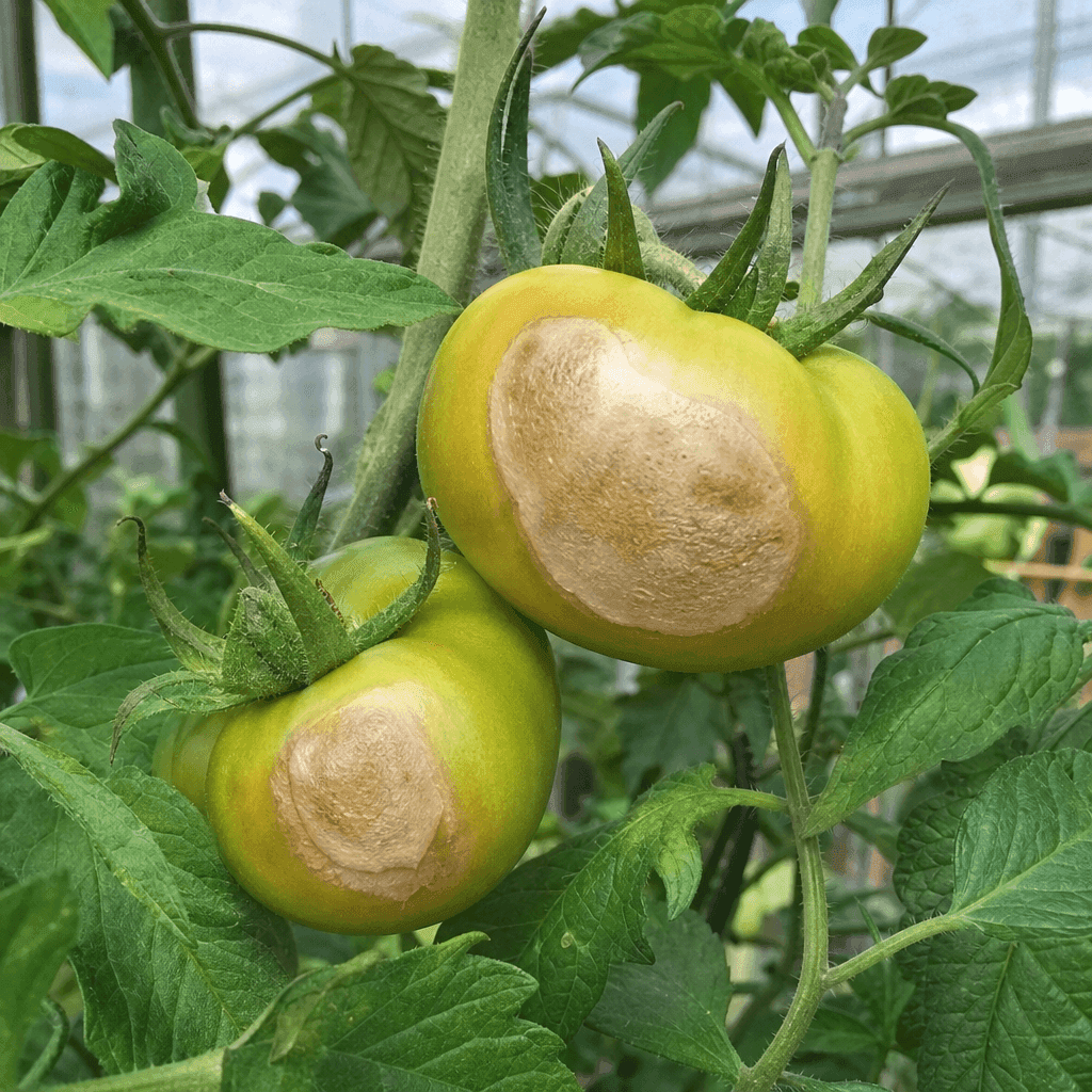 Tomato black spots: Sunscald and exposed fruit