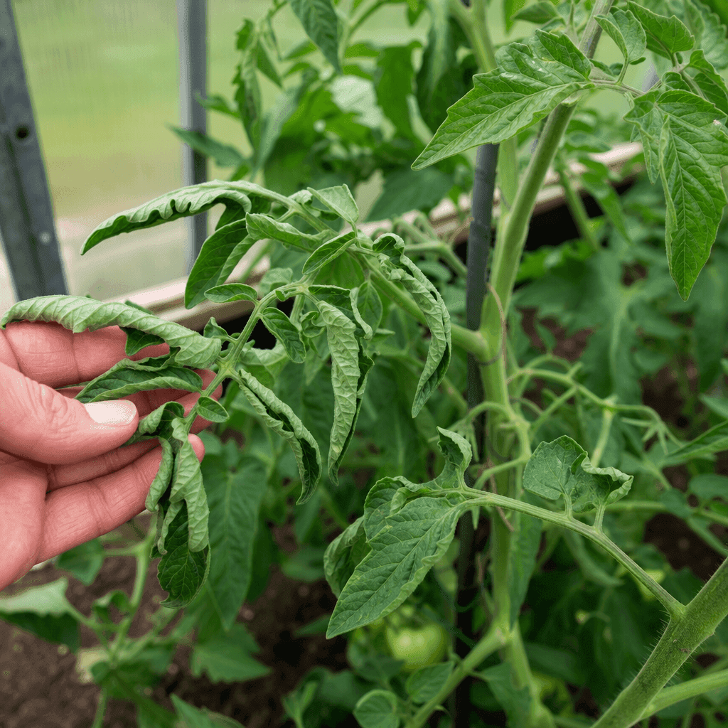 Tomato Leaves Curling Upwards — what to do now