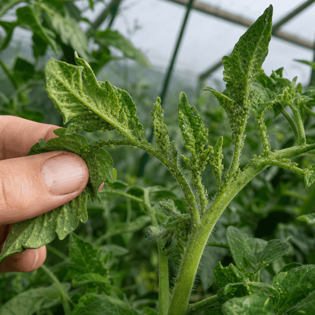 Aphids on tomato plants — what to do now