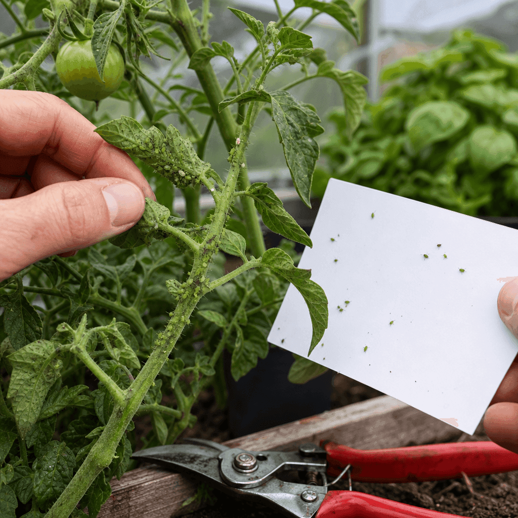Aphids on tomato plants — decision path