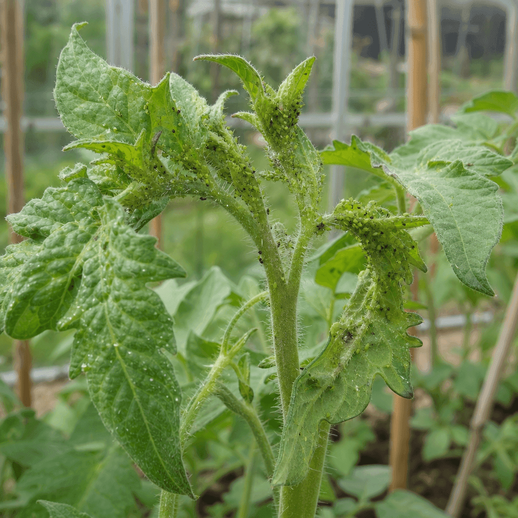 Aphids on tomato plants — UK timing notes