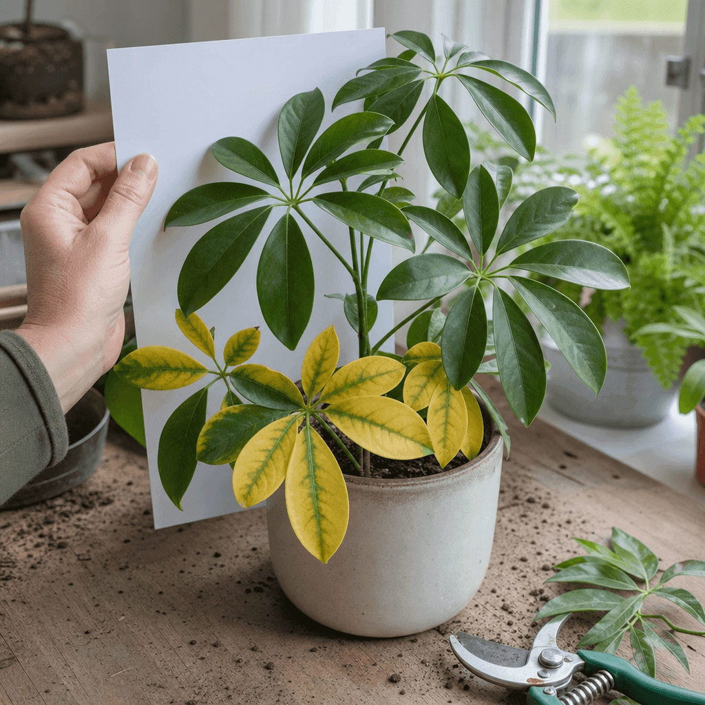Bamboo Plant Leaves Turning Yellow — decision path