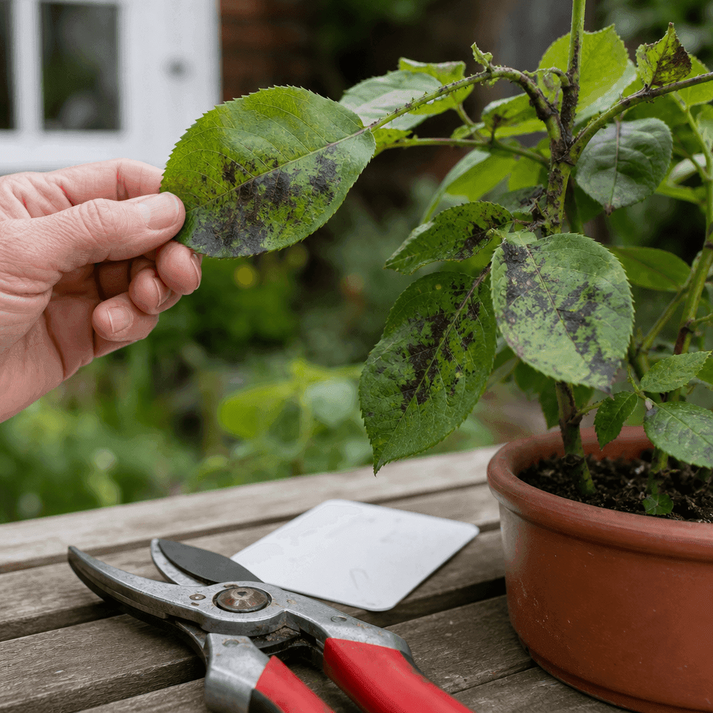 Black mold or mildew — decision path