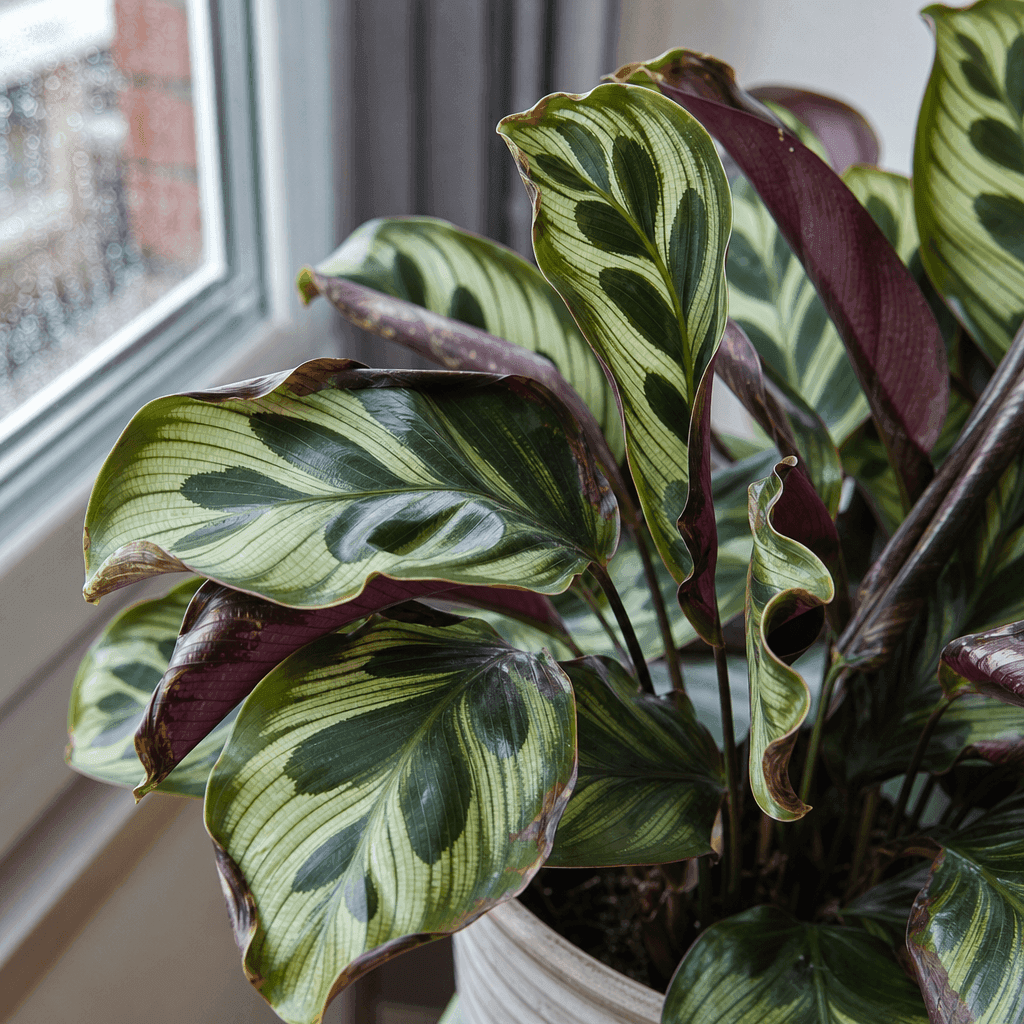 Calathea plant leaves curling — UK timing notes