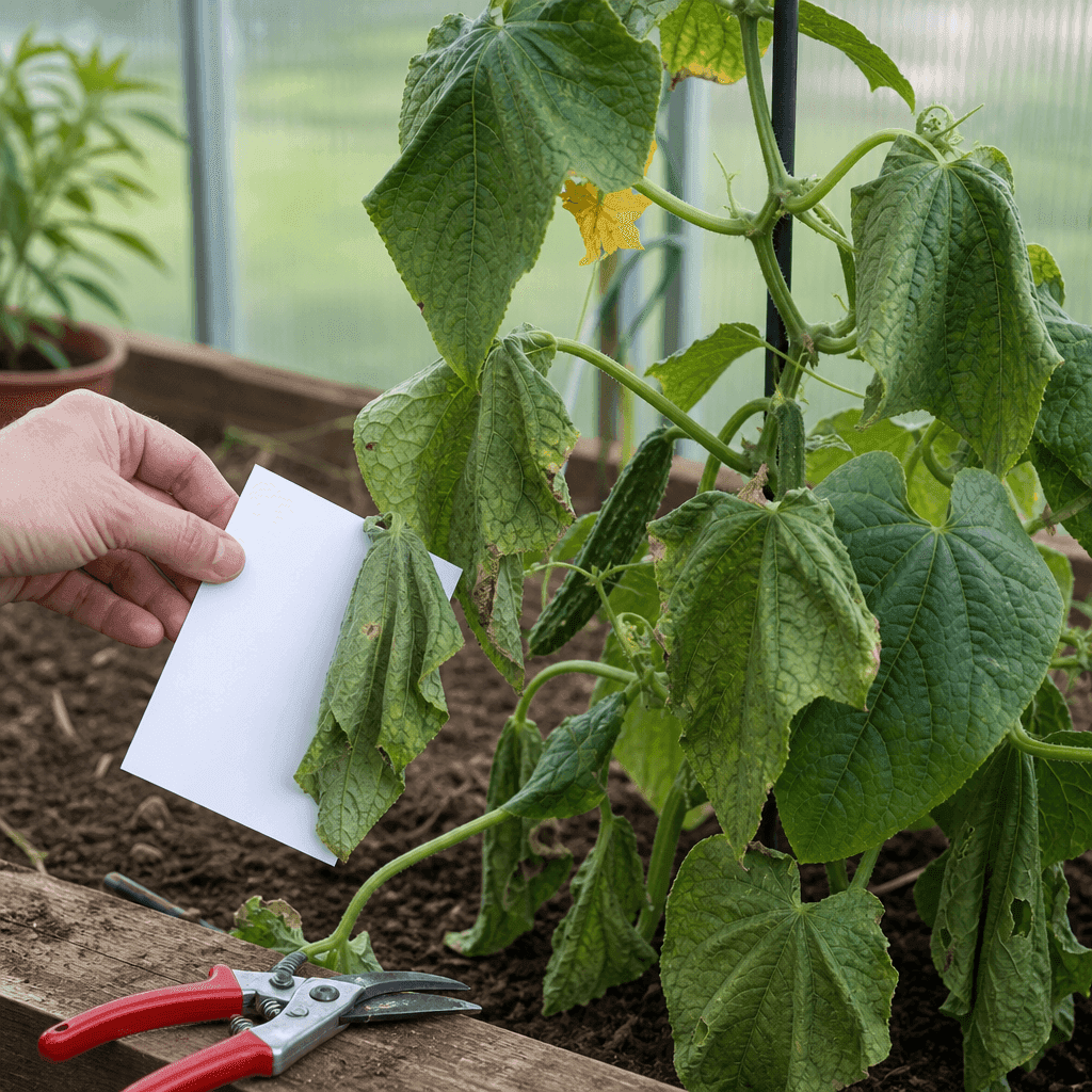 Cucumber wilting — decision path