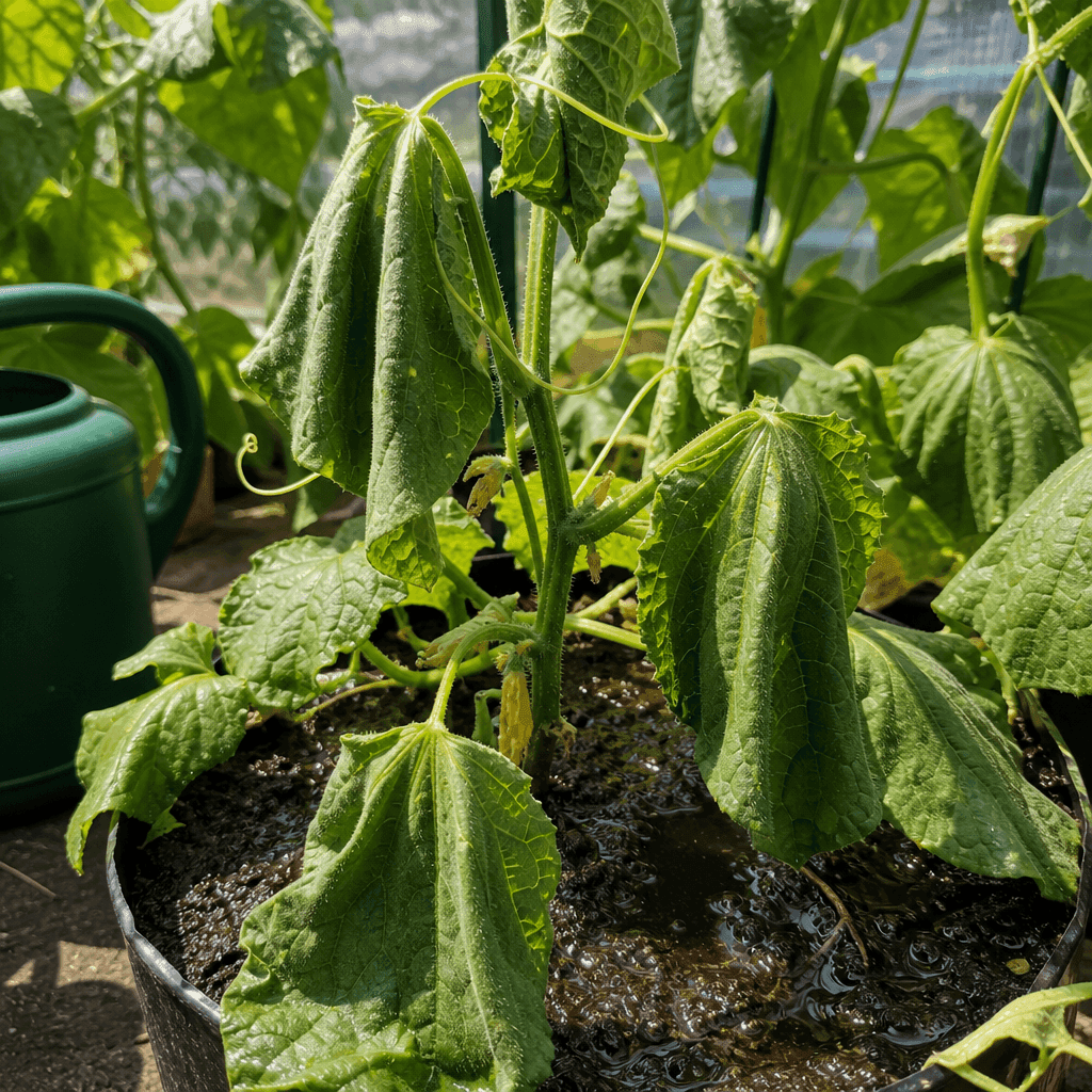 Cucumber wilting — what not to do