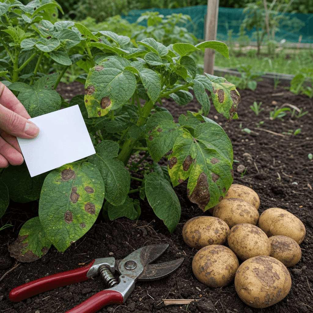 Early blight potatoes — decision path