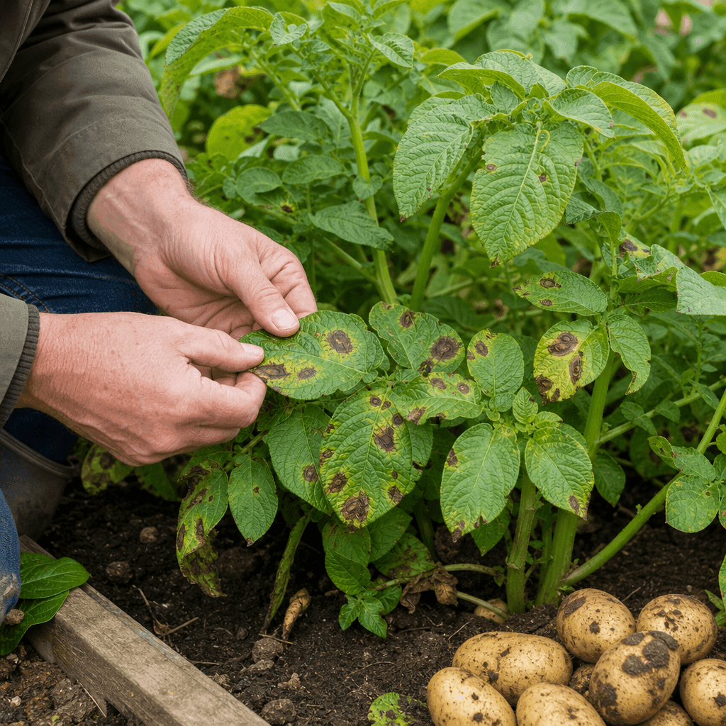 Early blight potatoes — quick diagnosis chart