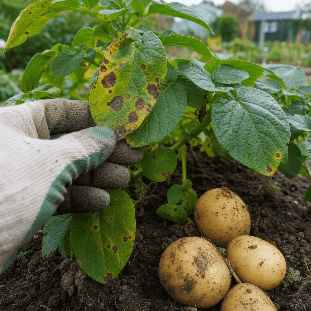 Early blight potatoes — UK timing notes