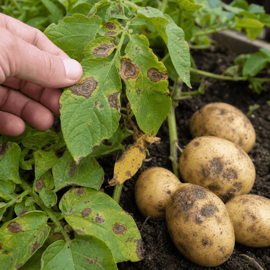 Early blight potatoes — what not to do