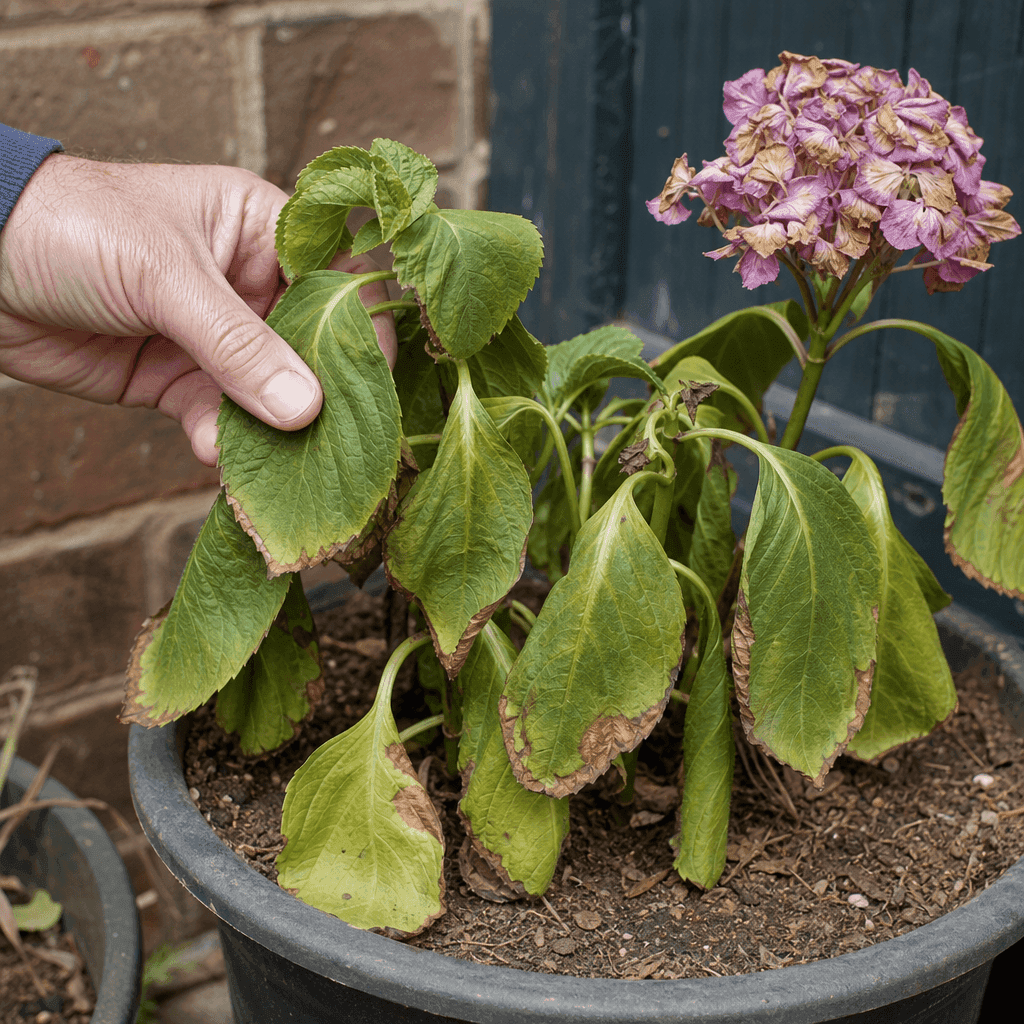Hydrangea dying — what to do now