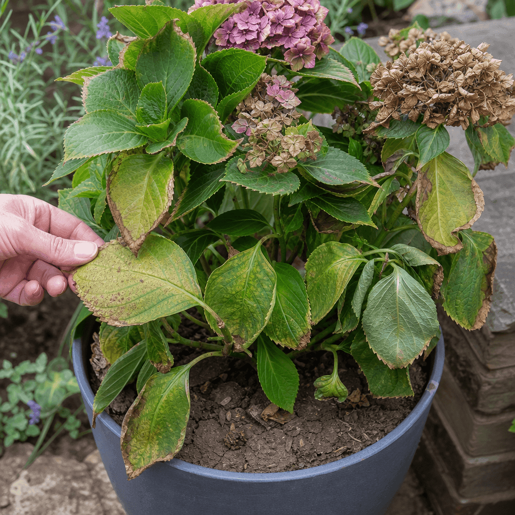 Hydrangea dying — most likely causes