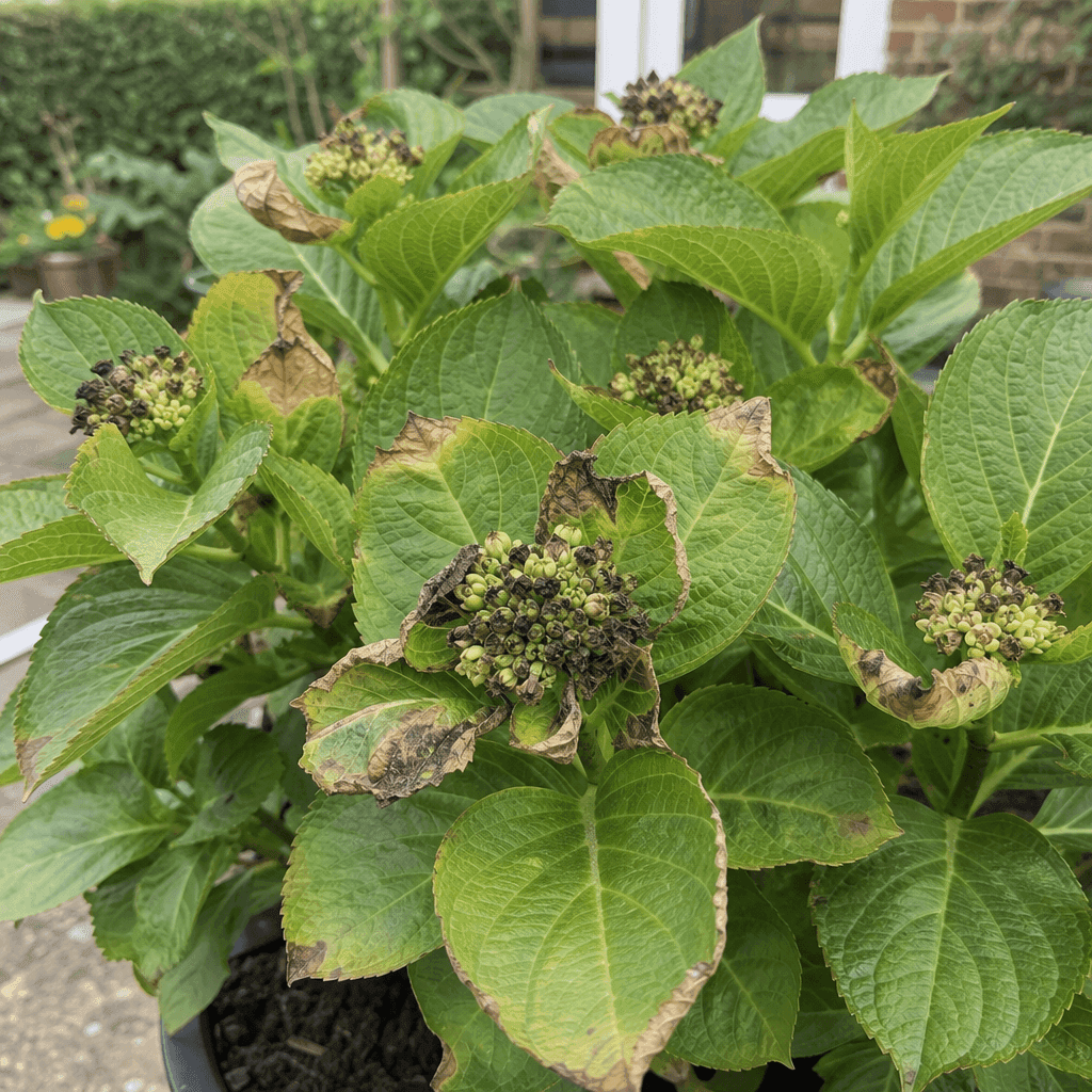 Hydrangea not flowering: Late frost damaged the buds