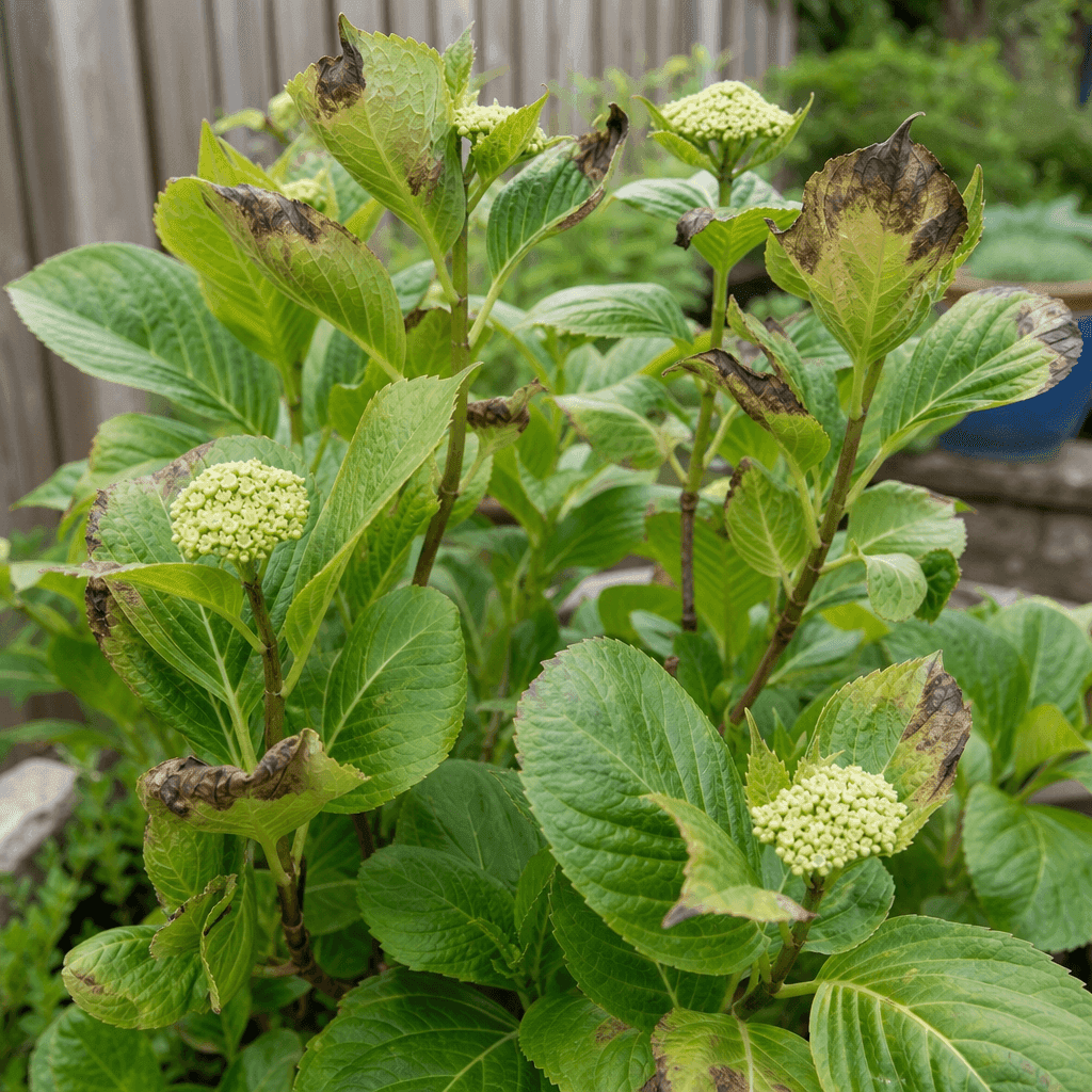 Hydrangea problems — UK timing notes