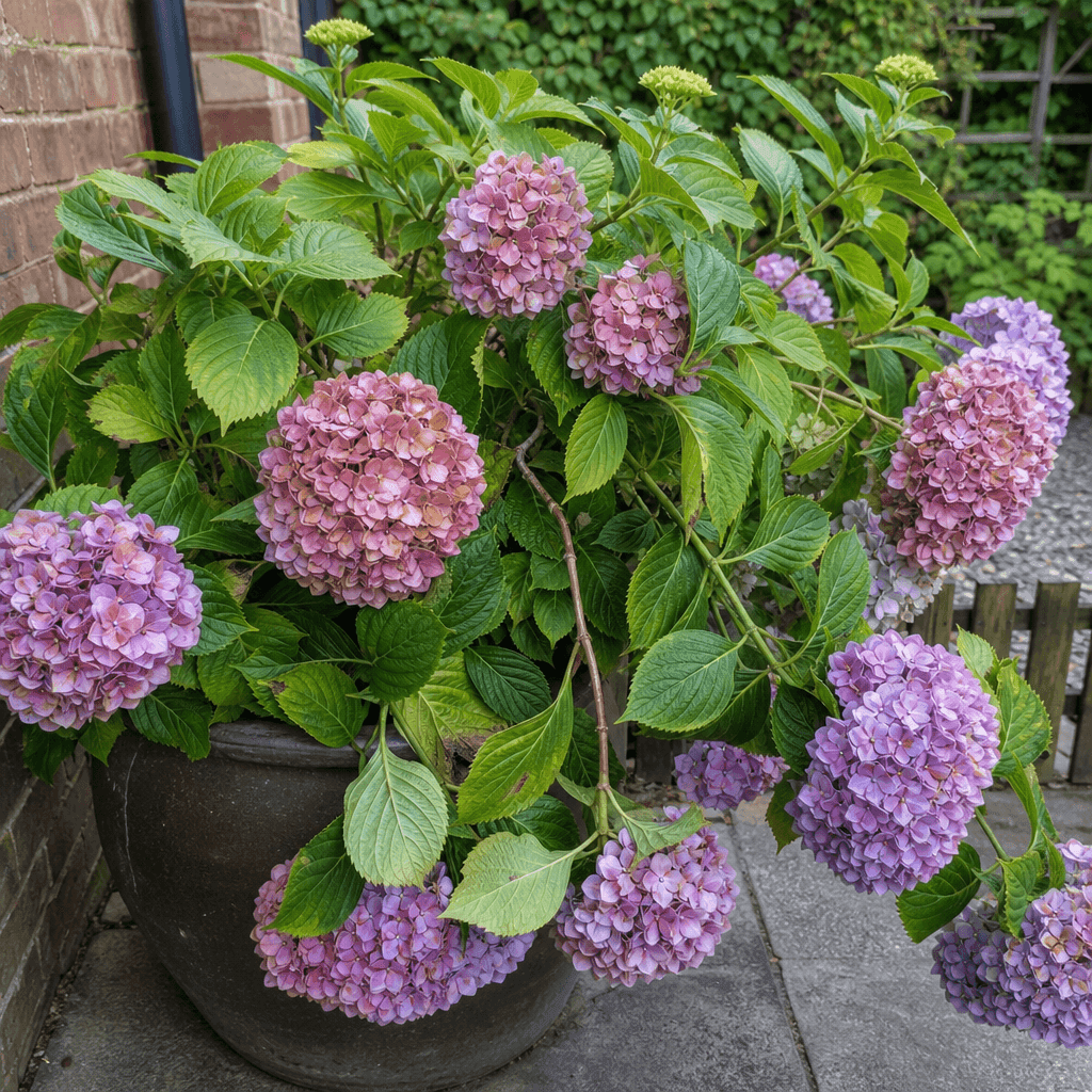 Hydrangea plant wilting: Heavy blooms, pruning issues and stem damage