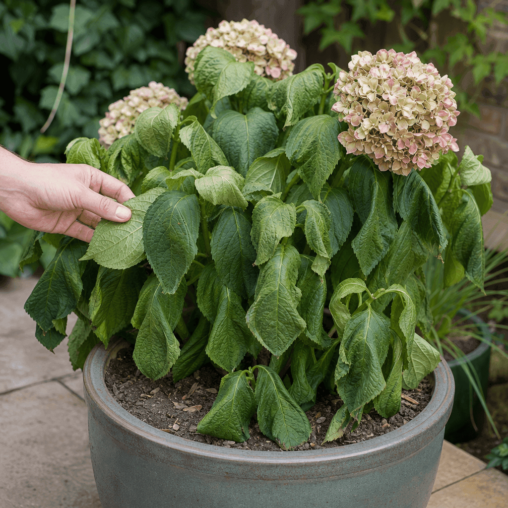 Hydrangea plant wilting: Emergency revival checklist