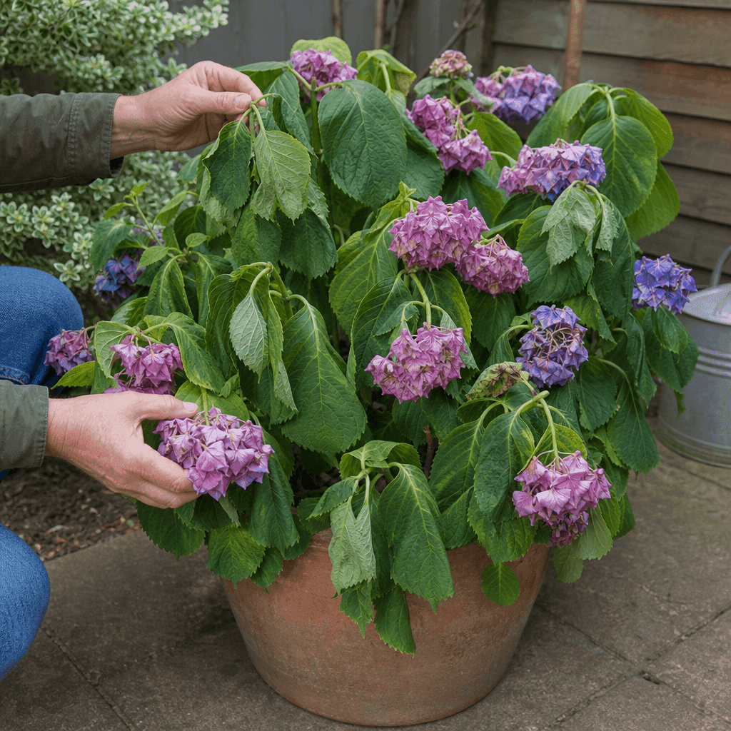 Hydrangea plant wilting — quick diagnosis chart