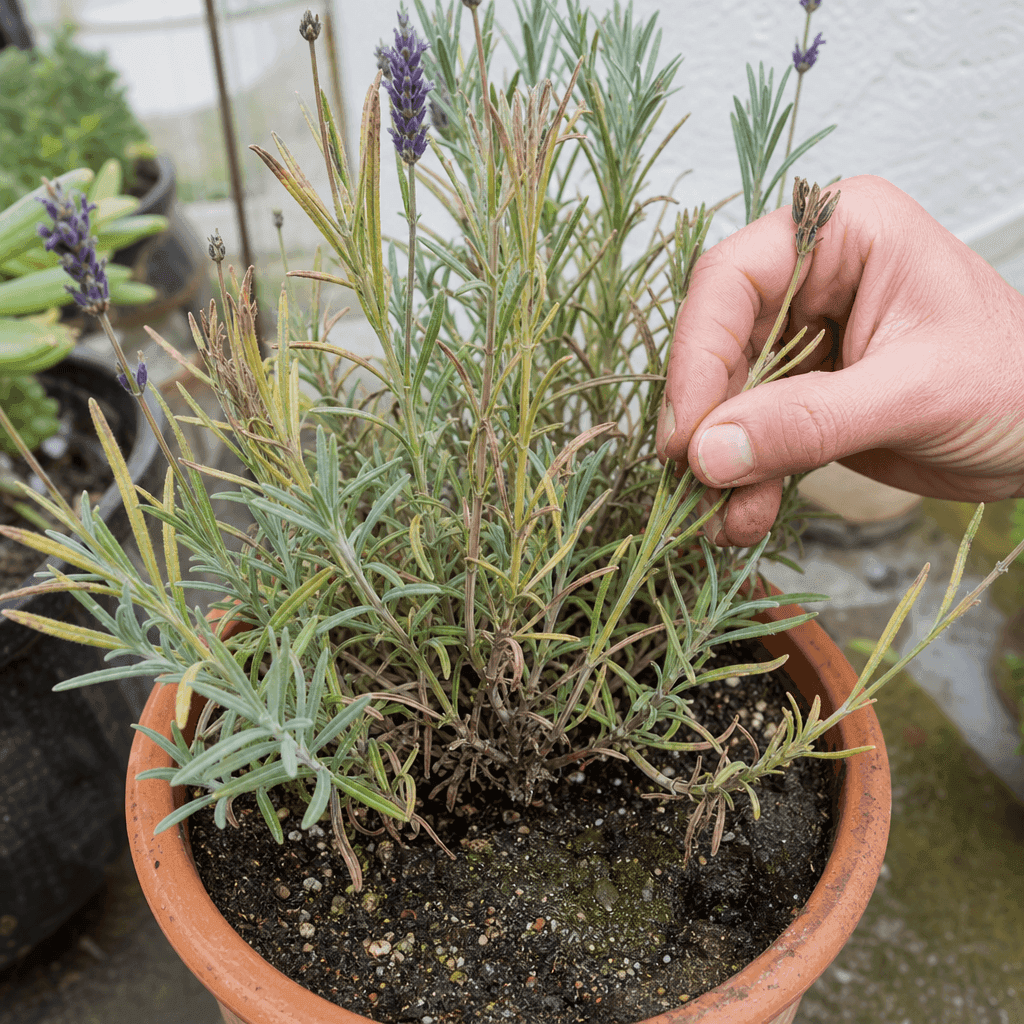 Lavender dying — most likely causes