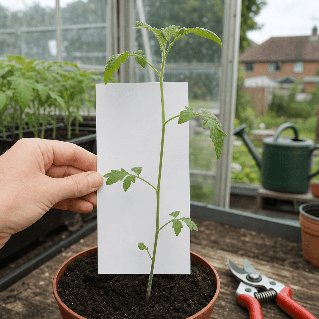 Leggy tomato seedlings — decision path