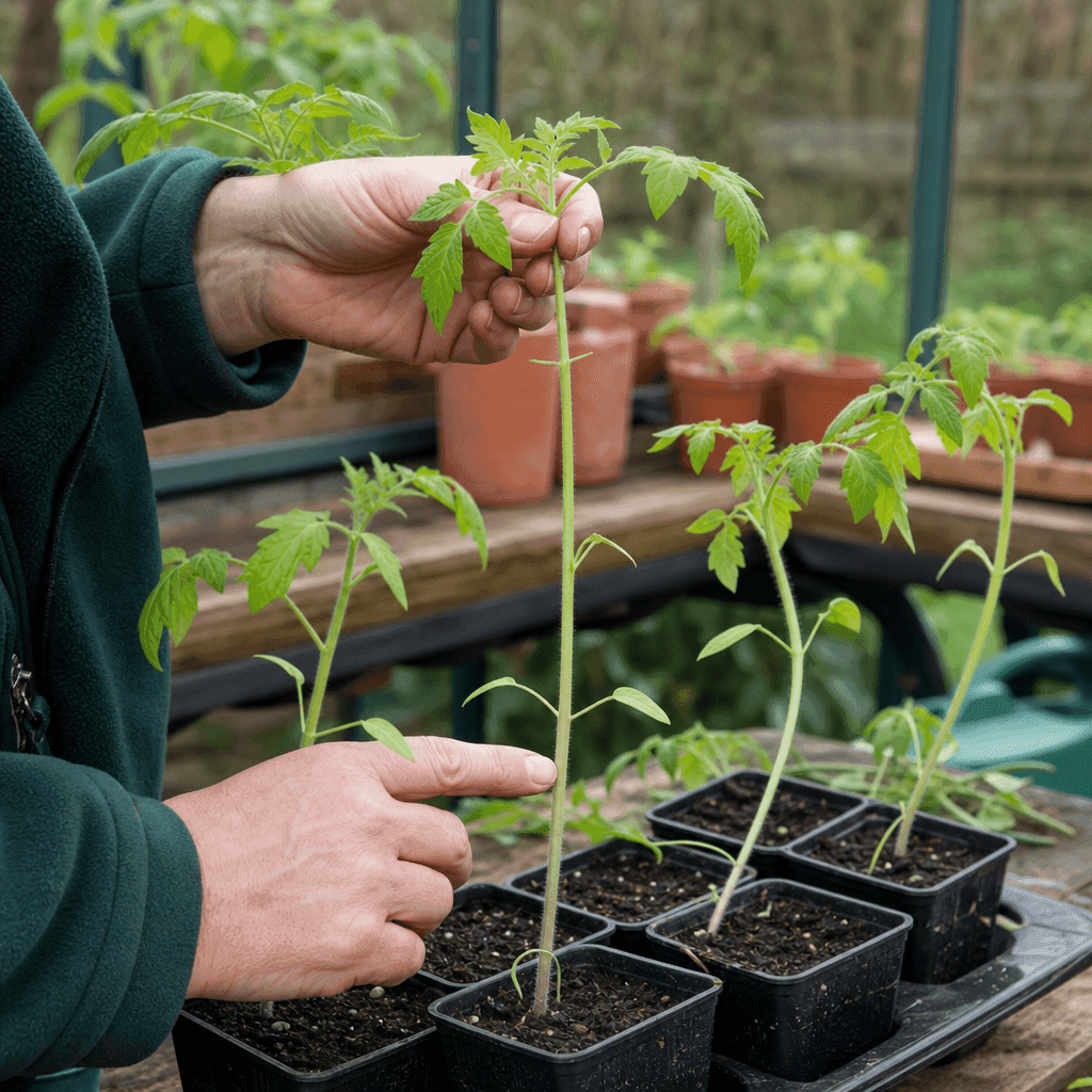 Leggy tomato seedlings — quick diagnosis chart