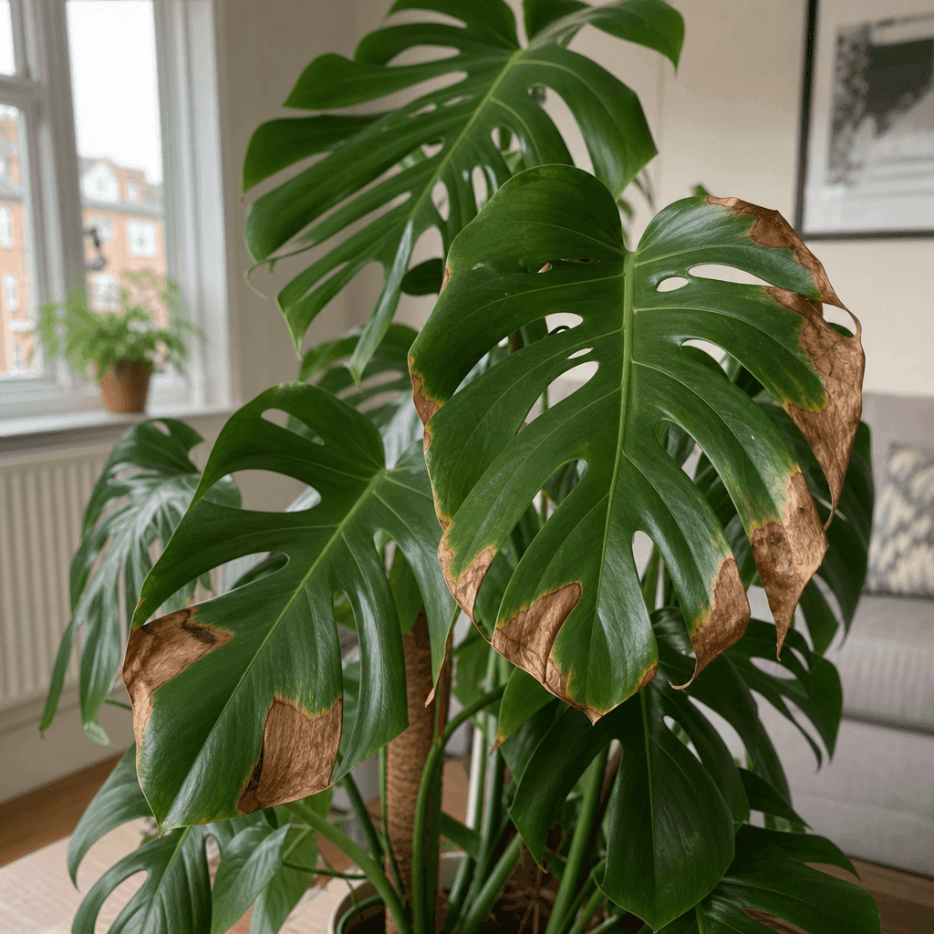 Monstera Yellow Leaves With Brown Edges — UK timing notes