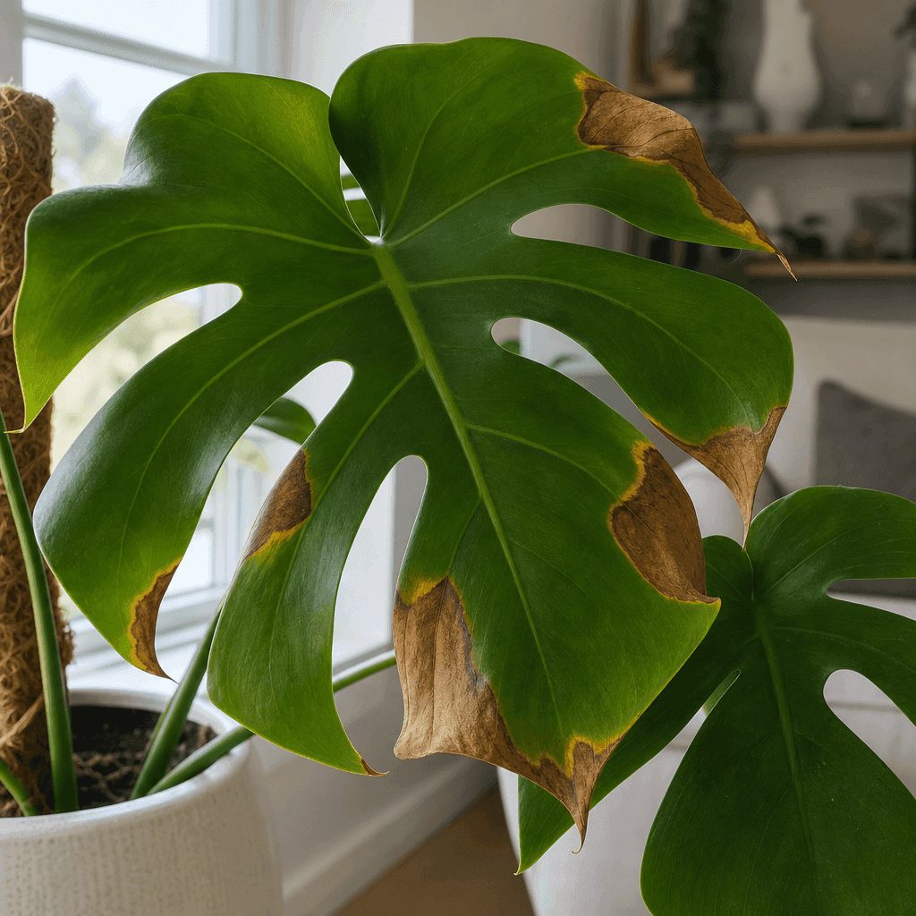 Monstera Yellow Leaves With Brown Edges — what not to do