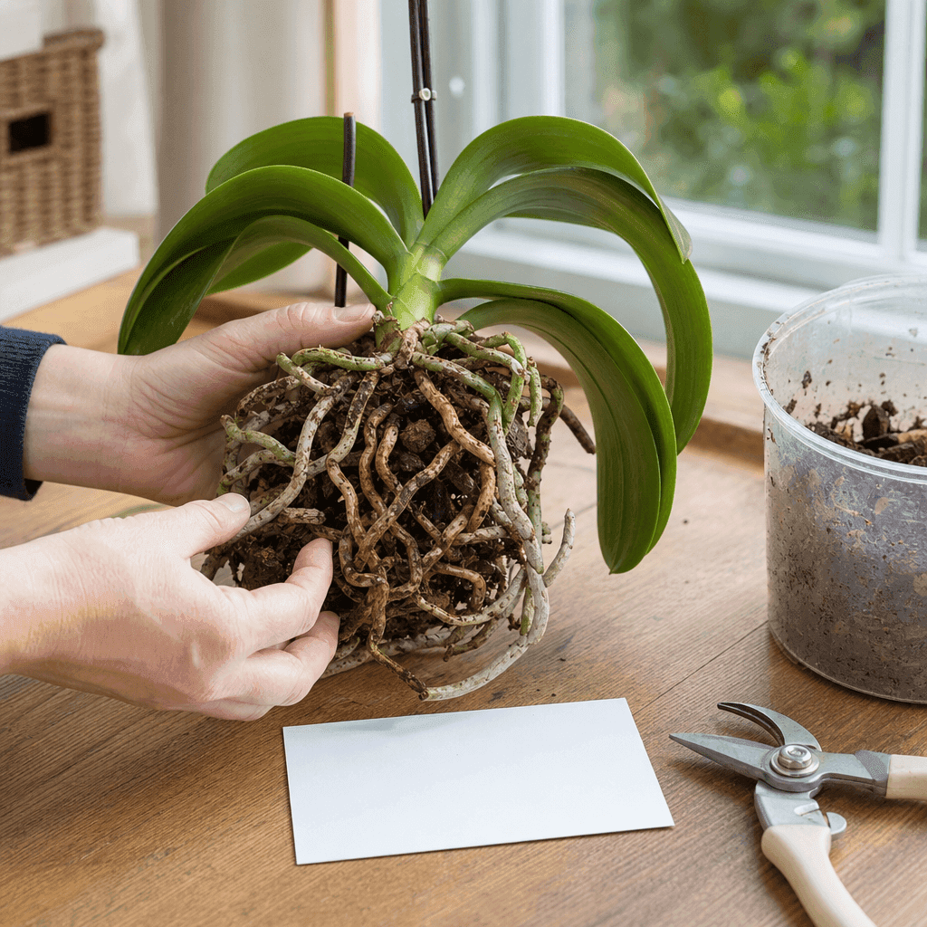 Orchid root rot — decision path