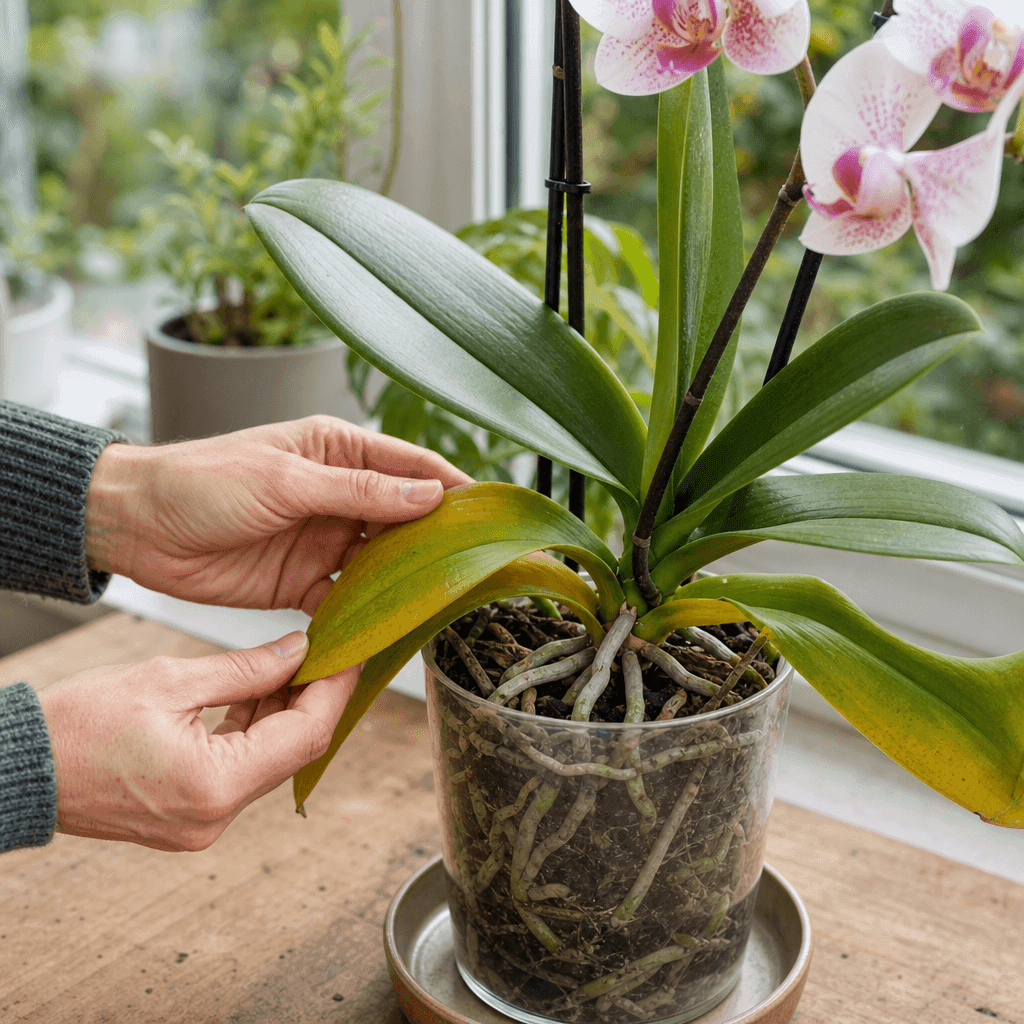Orchid yellow leaves — overview