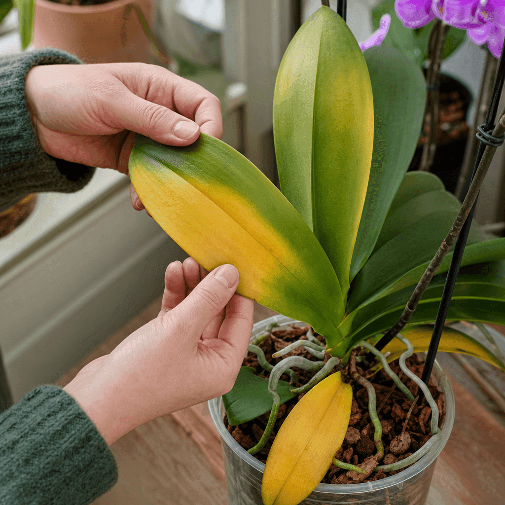 Orchid yellow leaves — quick diagnosis chart