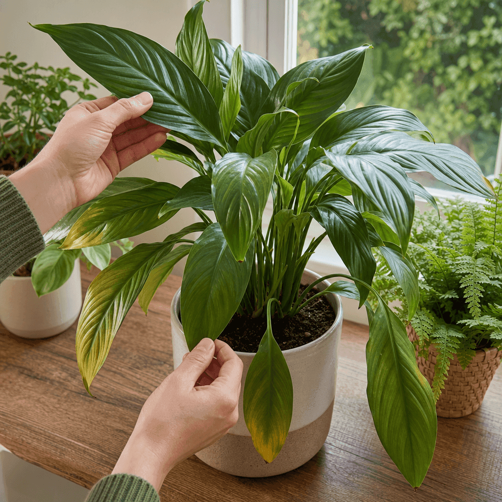 Peace lily not flowering — quick diagnosis chart