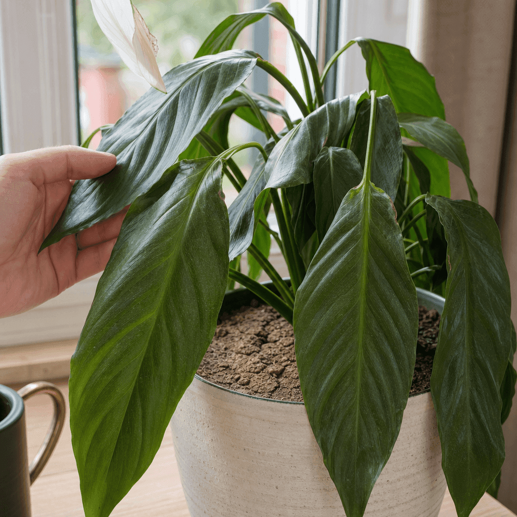 Peace lily wilting — most likely causes