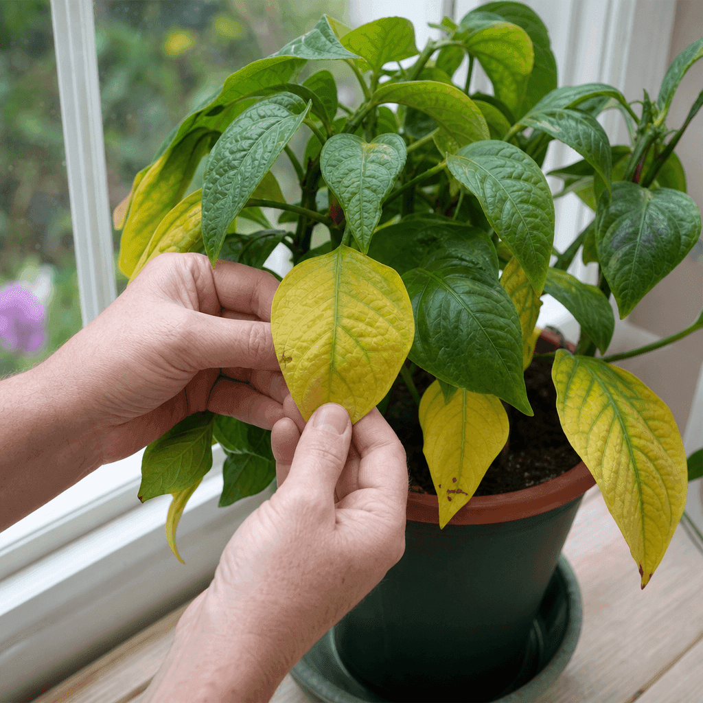 Plant Leaves Turning Yellow — quick diagnosis chart