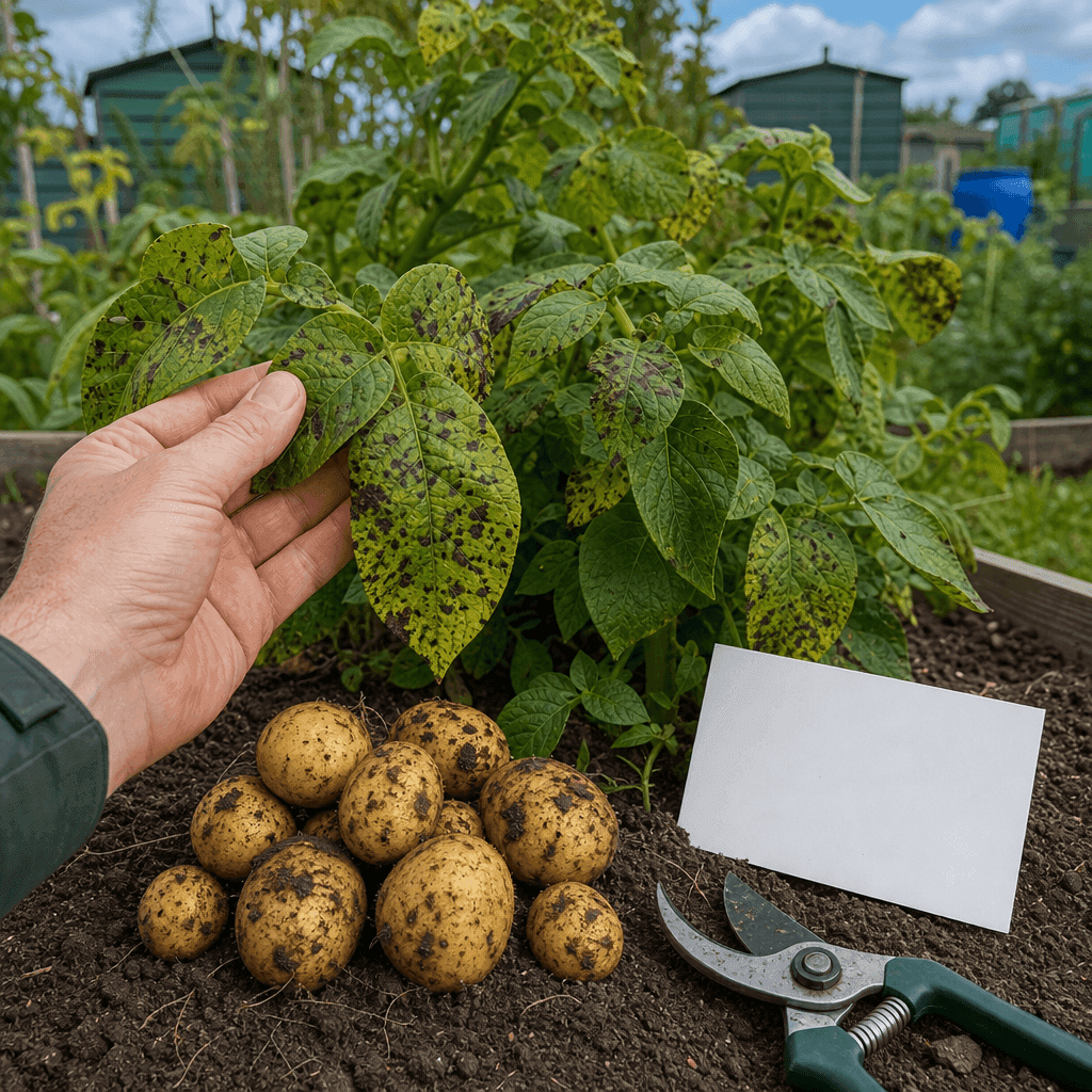 Potato black spots — decision path